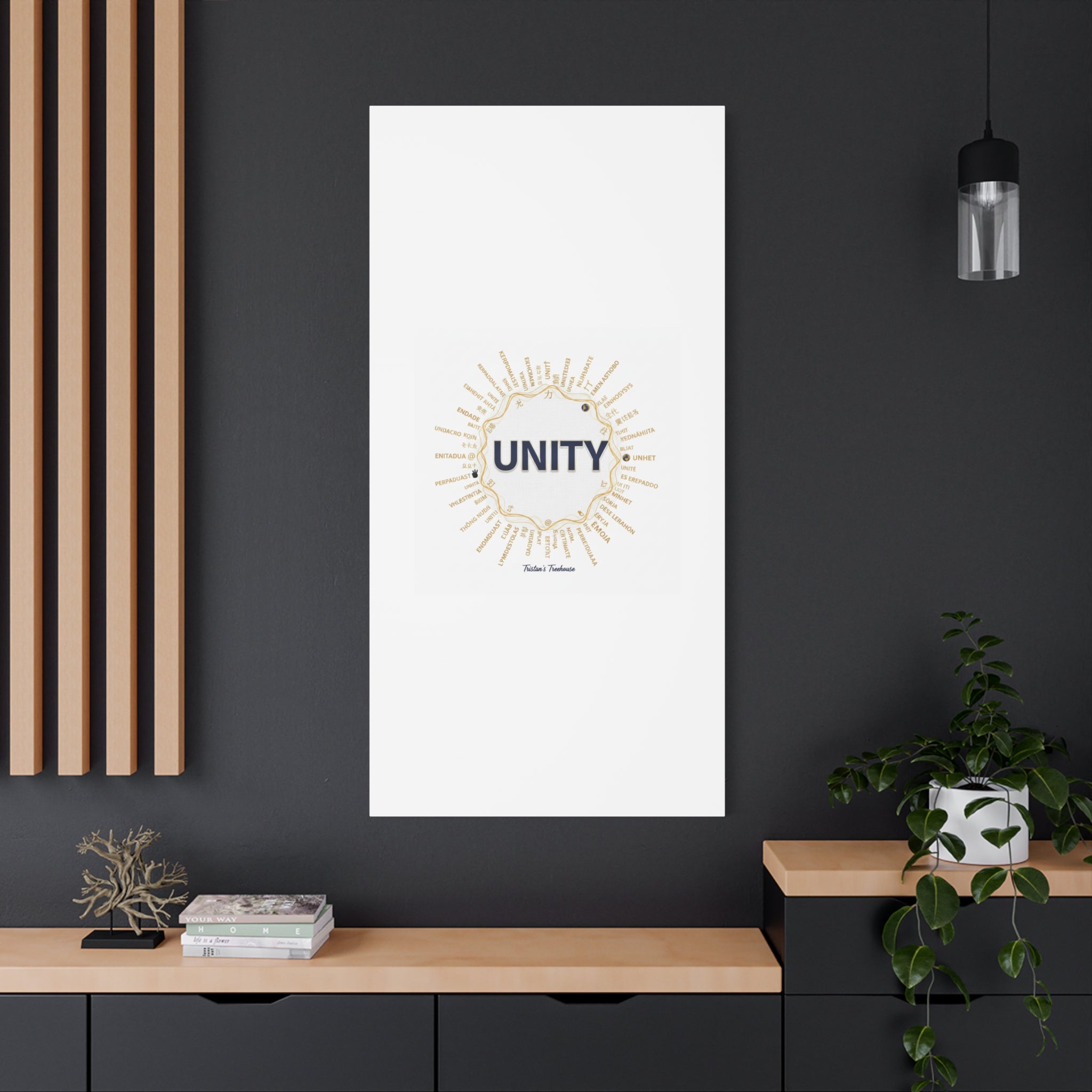 UNITY Canvas, Matte Stretched 1.25" | Dry January sober curious decor