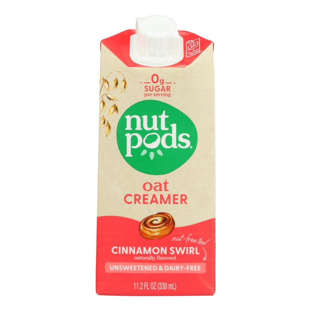 Nutpods Cinnamon Swirl Oat Creamer, 11.2 Fl Oz (Pack of 12)