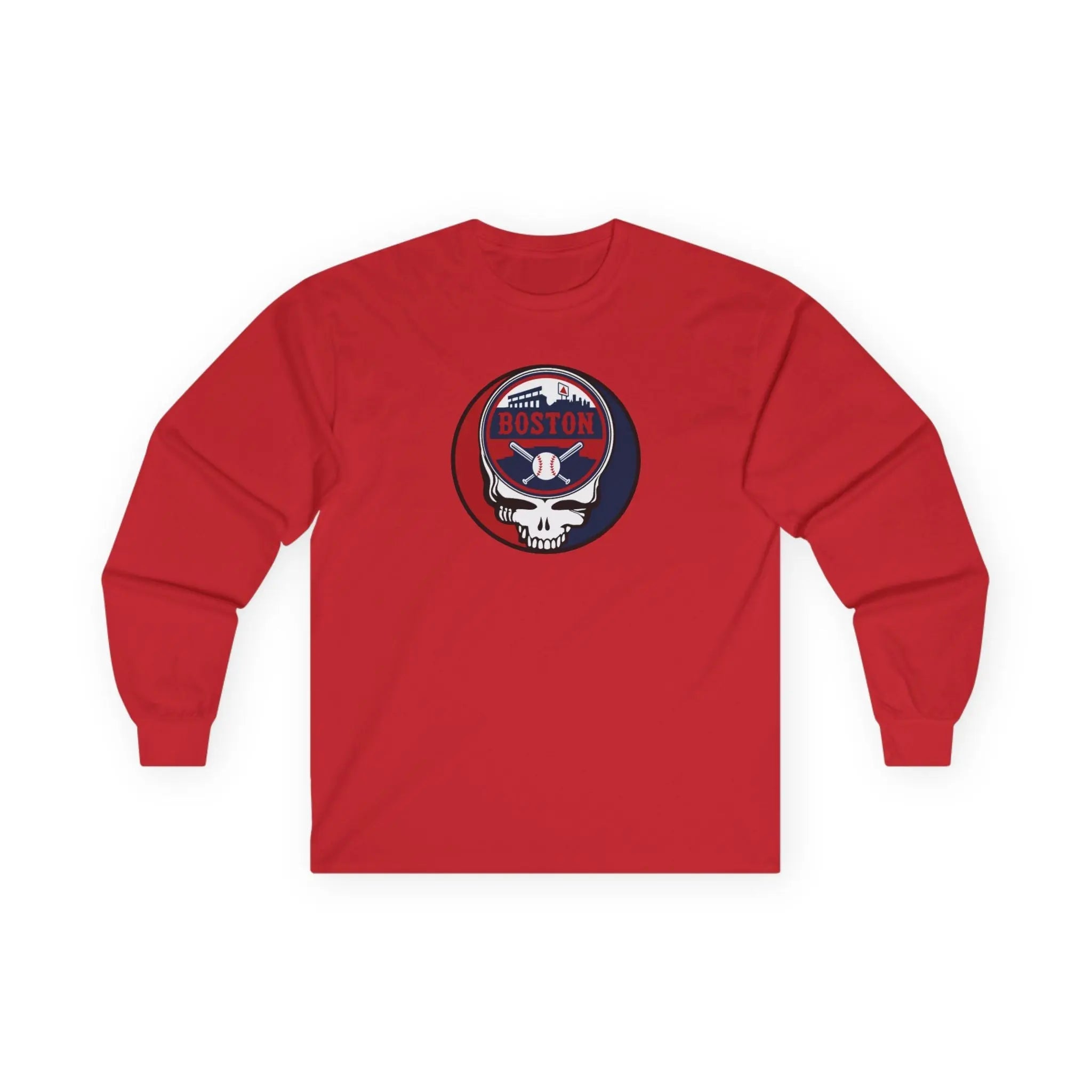 Boston Red Sox Original Stealie Long Sleeve Long Sleeve T-Shirt