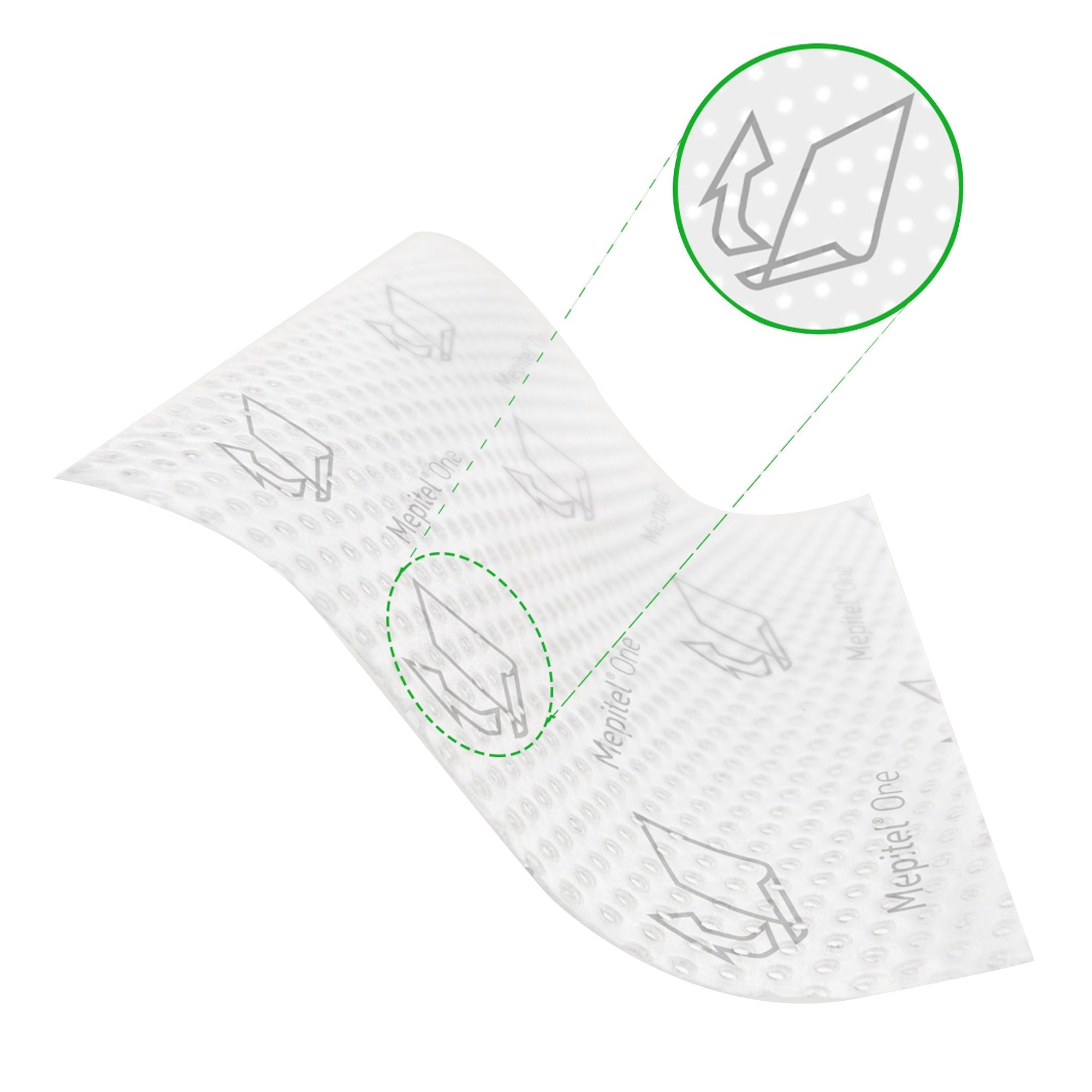 Mepitel® One Silicone Dressing, 4 x 7 inch 289500