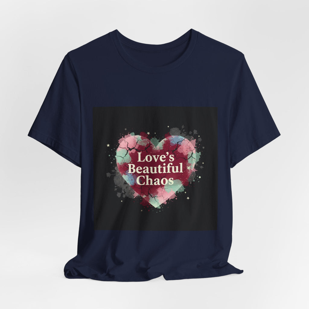 Love's Beautiful Chaos Tee | grunge heart shirt, distressed love tee