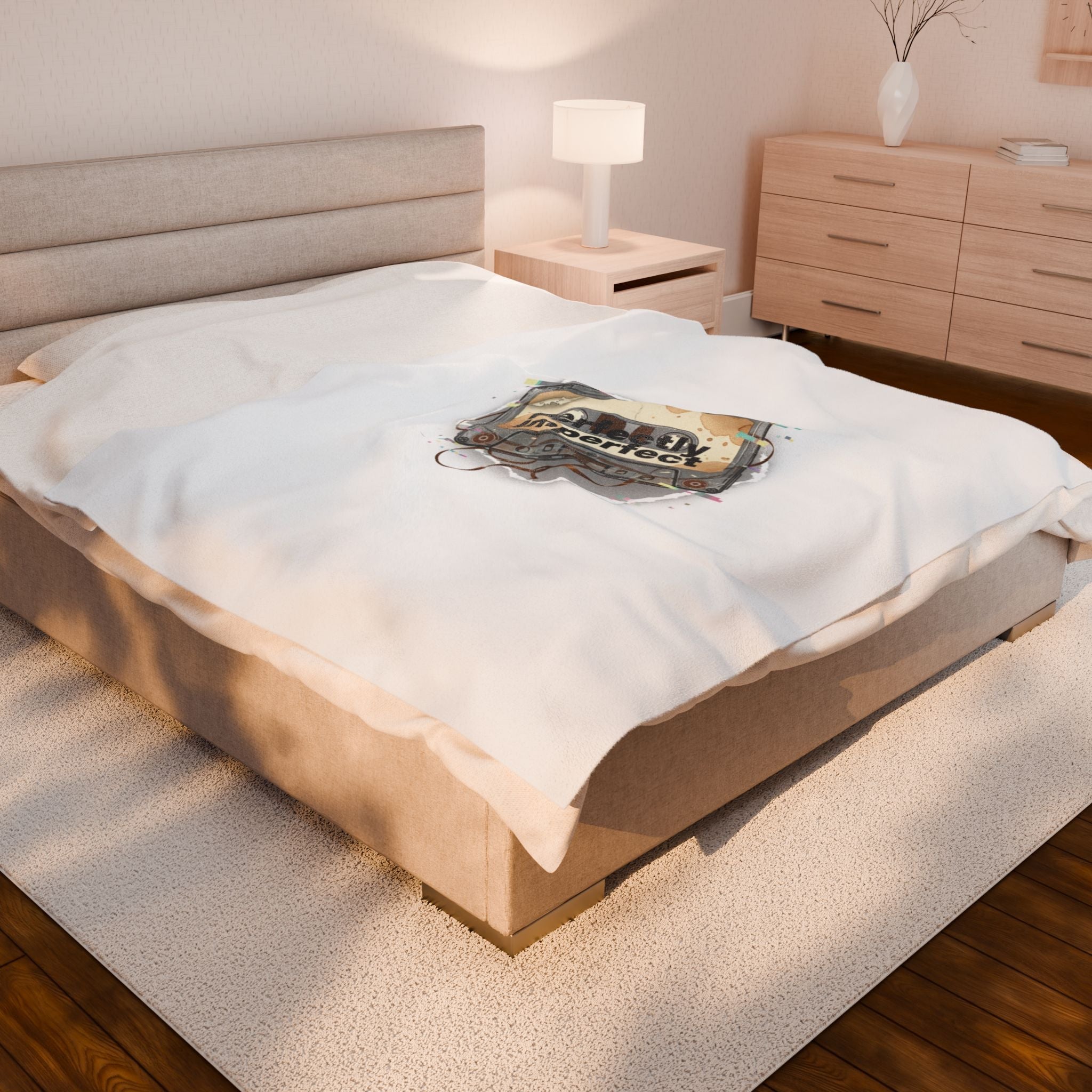Perfectly Imperfect Cassette Glitch Blanket | Analog Error, VHS Static Nostalgia