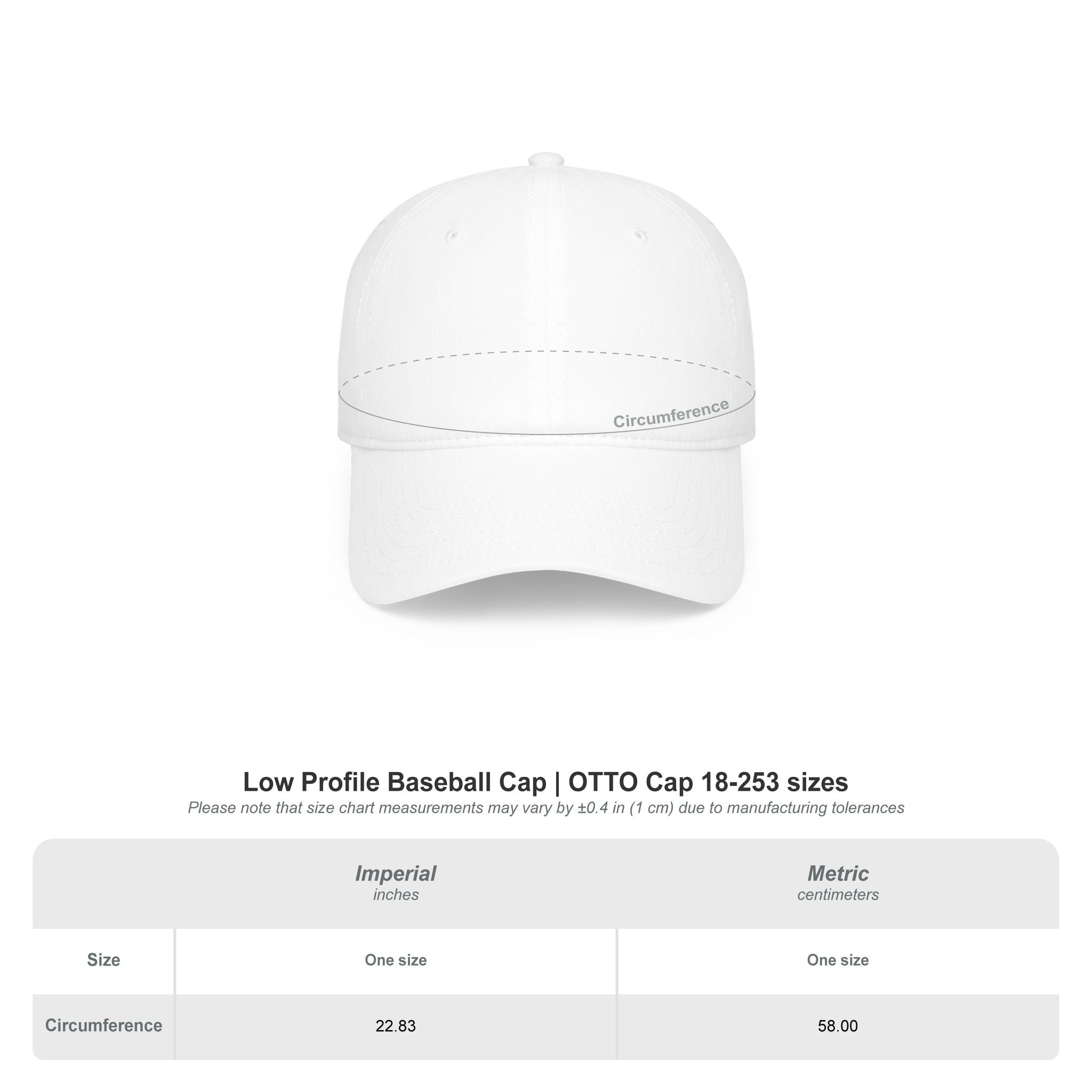 CIAO Low Profile Baseball Cap