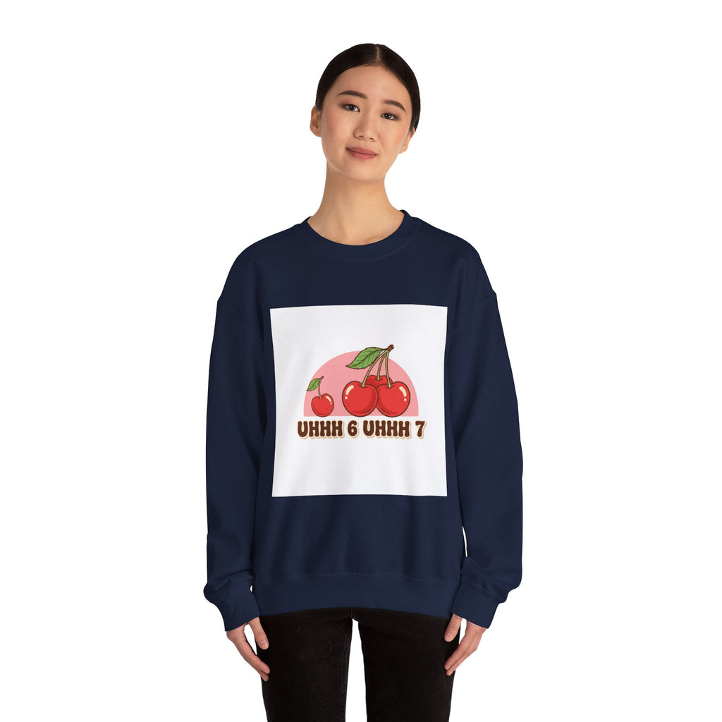 Retro Cherry Graphic Sweatshirt | kawaii fruit design