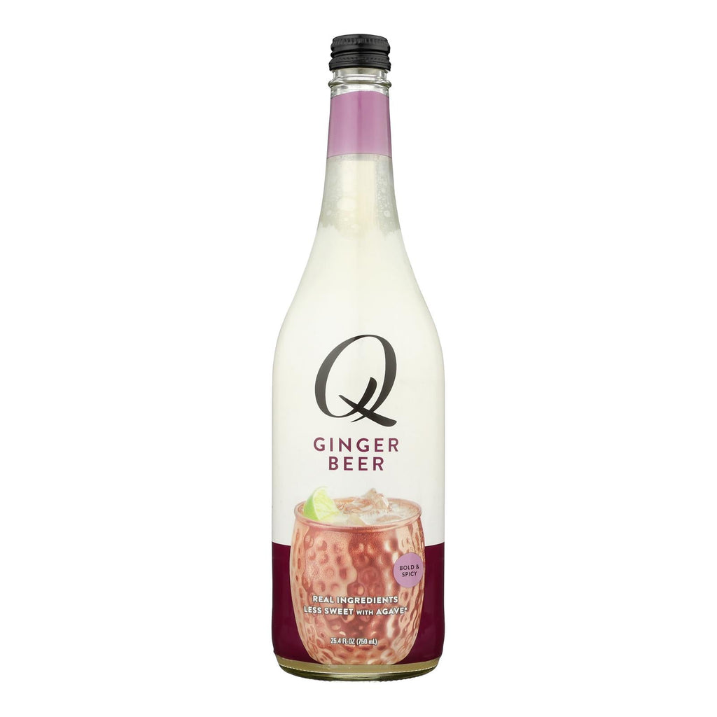 Q Drinks Ginger Beer - 25.4 Fl Oz Case of 8