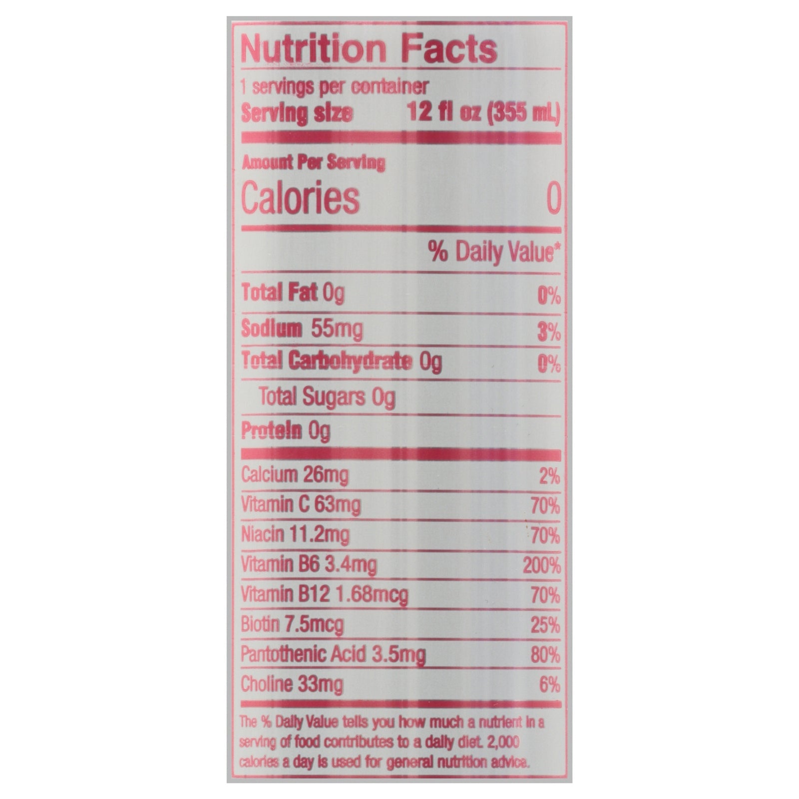 Aspire Healthy Energy Sparkling Raspberry Acai, 12-Pack 12 Oz Cans