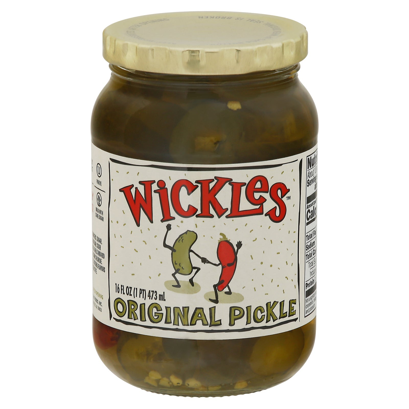 Wickles Pickles Original Chips - 16 Fl Oz - Pack of 6