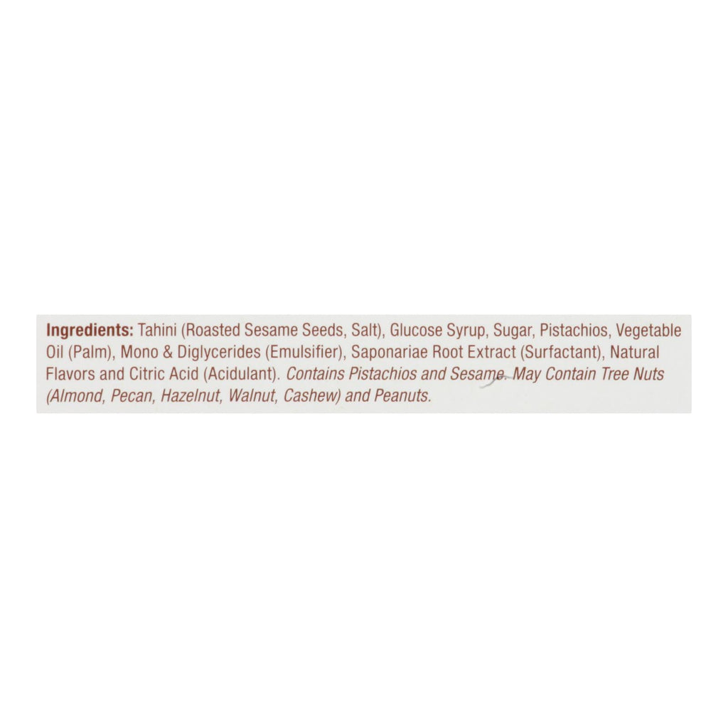 Mighty Sesame Tahini Bar - Pistachio - 3.8 oz, Pack of 8