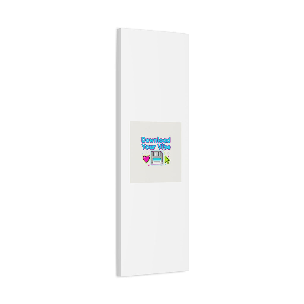 Download Your Vibe Canvas | Y2K Retro Tech, Pixel Floppy Disk Poster