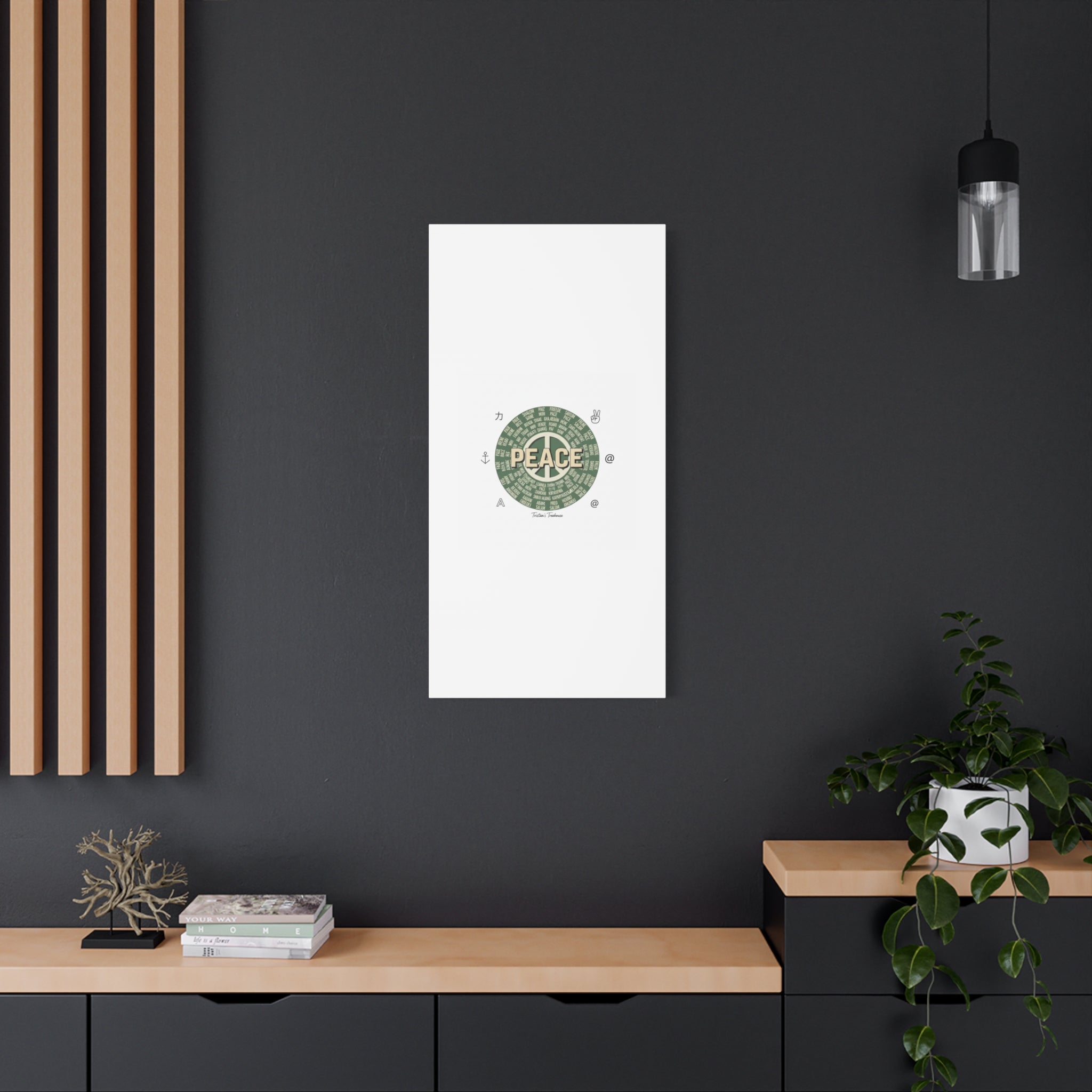 Peace doodle canvas | hand drawn sketch aesthetic, handwritten message