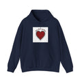 Gothic Romance Rose Heart Hoodie | Nu Romantic 80s Nostalgia
