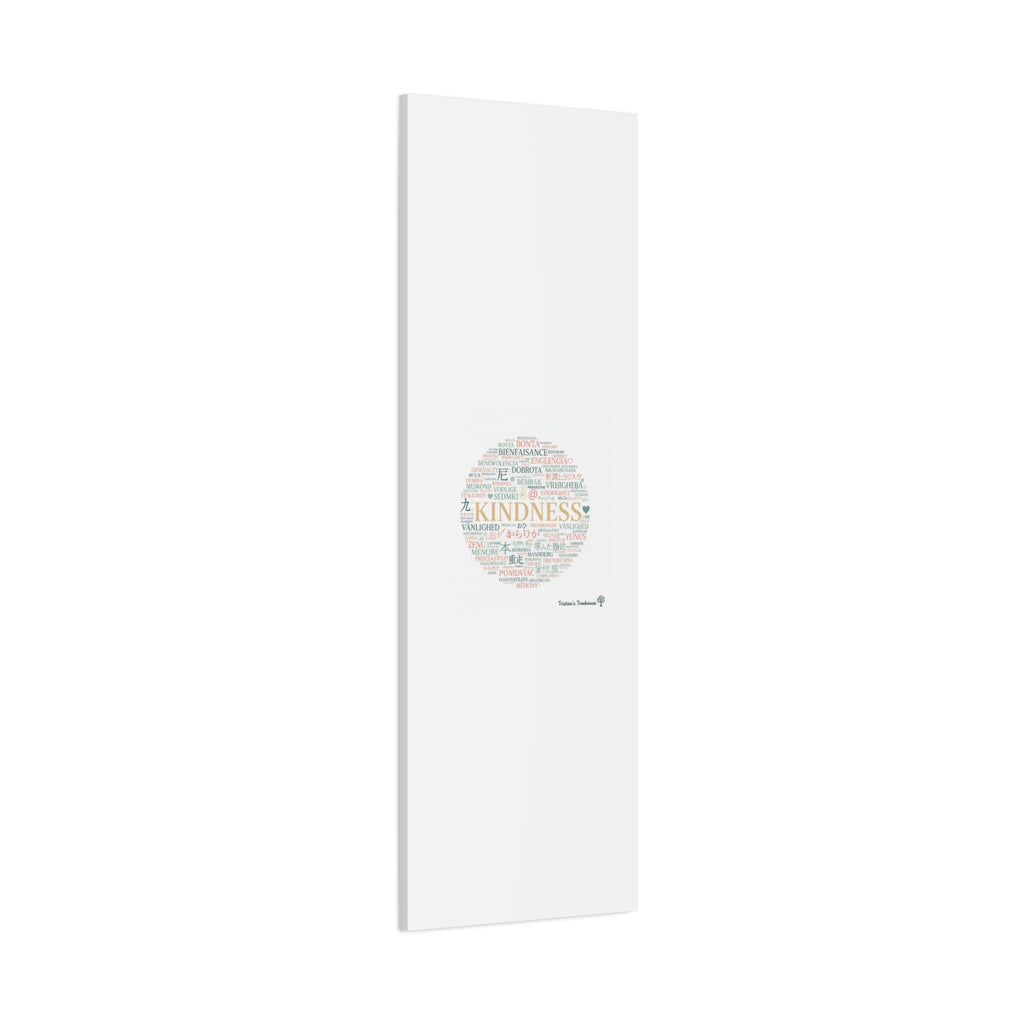 Kindness Word Cloud Canvas | Fresh Start Minimalist Wall Art