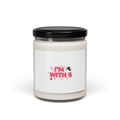 Minimal Icon Grid Candle | Monochrome Symbol Soy Candle