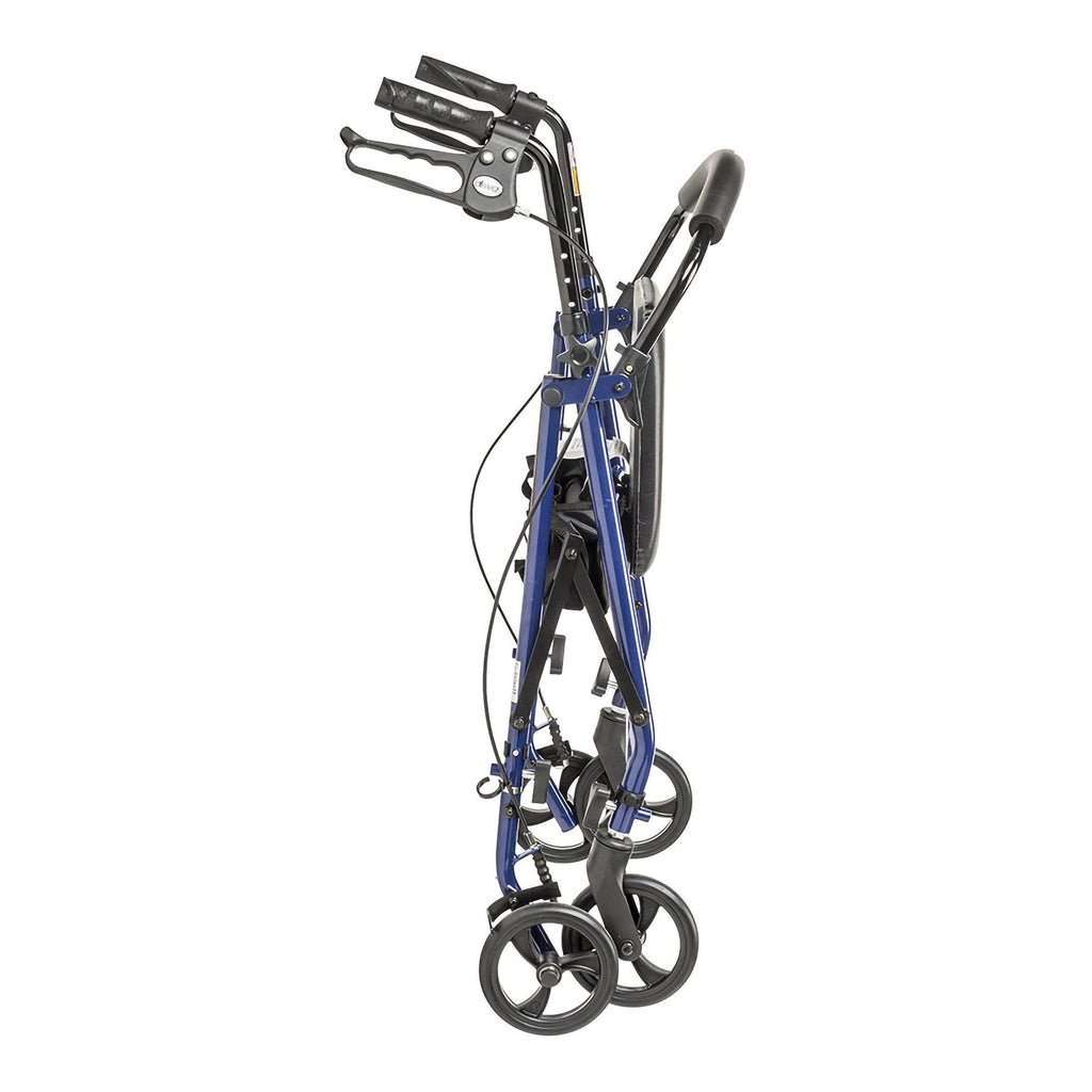 drive™ Steel Rollator with 6 Inch Wheels, Blue R800KD-BL