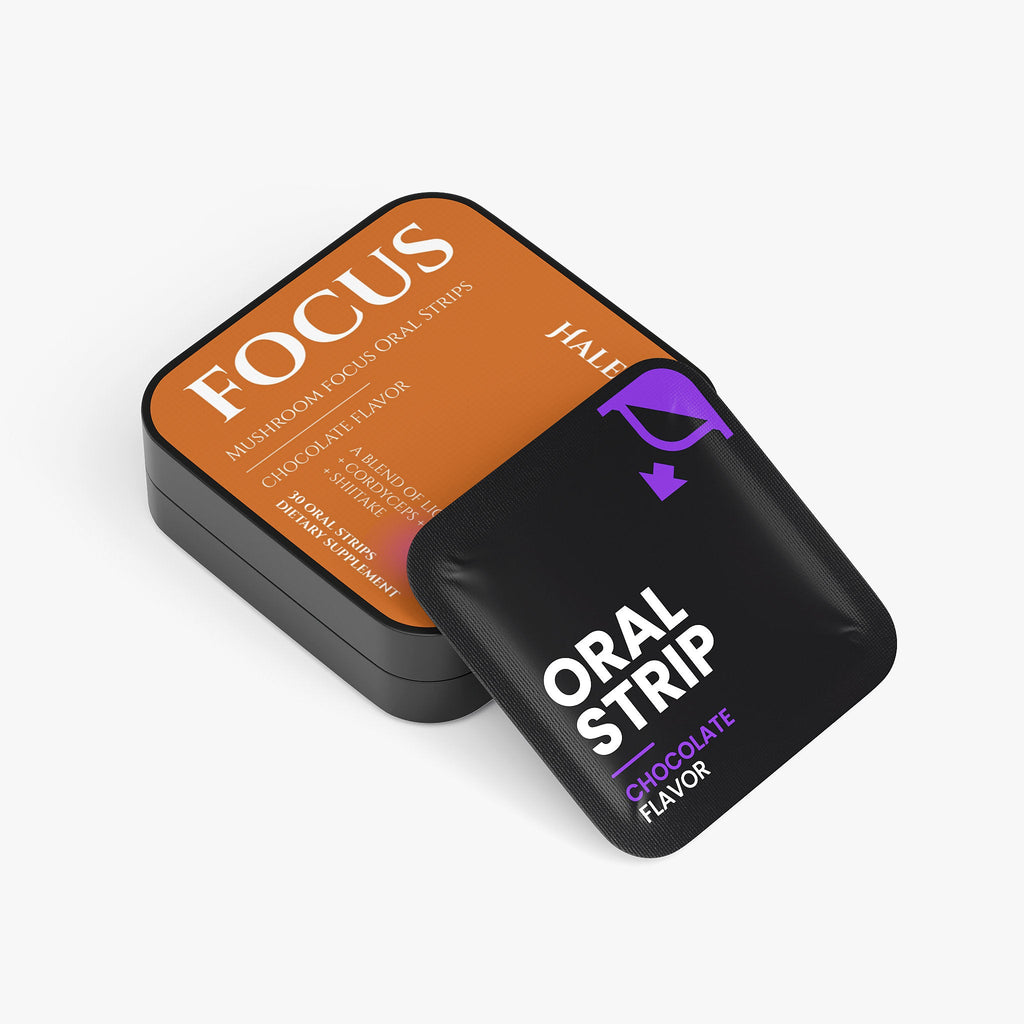 Focus & Vitality Strips - Lions Mane, Cordyceps & More