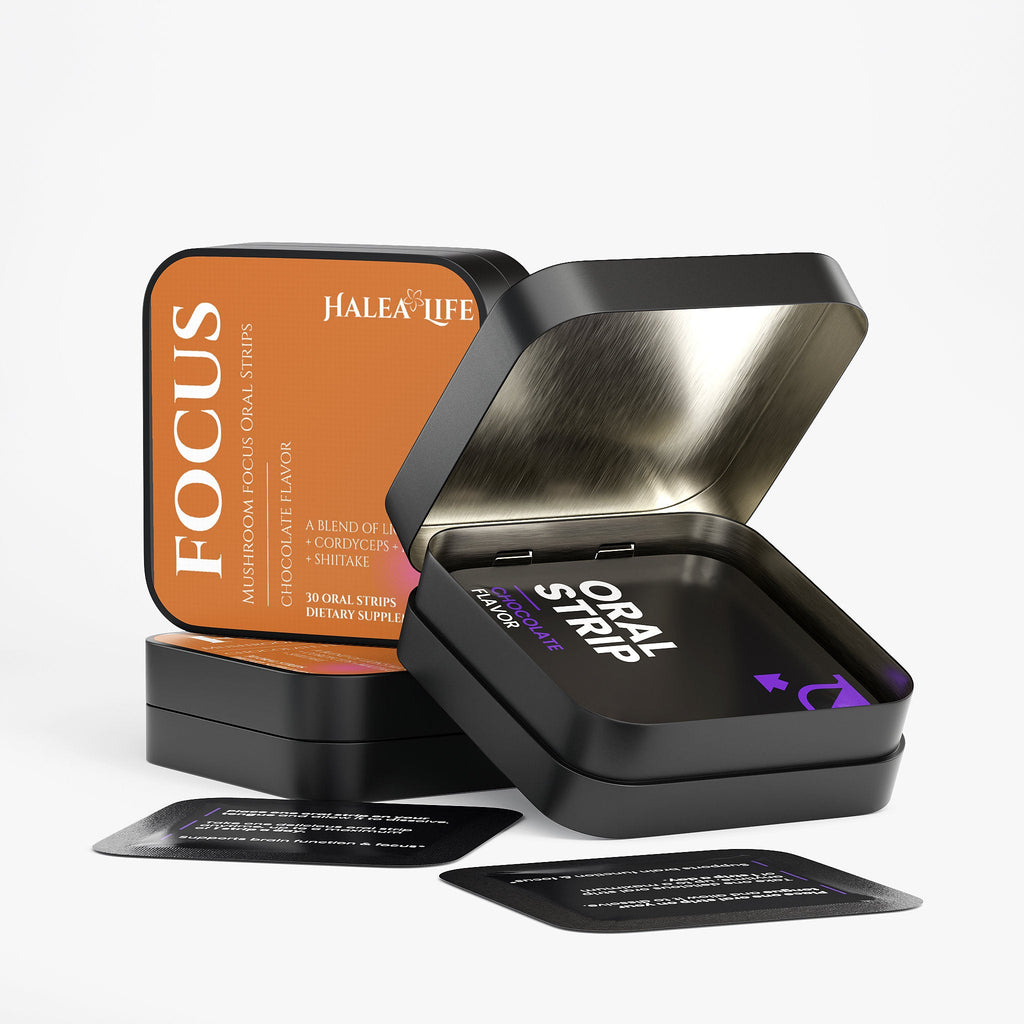 Focus & Vitality Strips - Lions Mane, Cordyceps & More