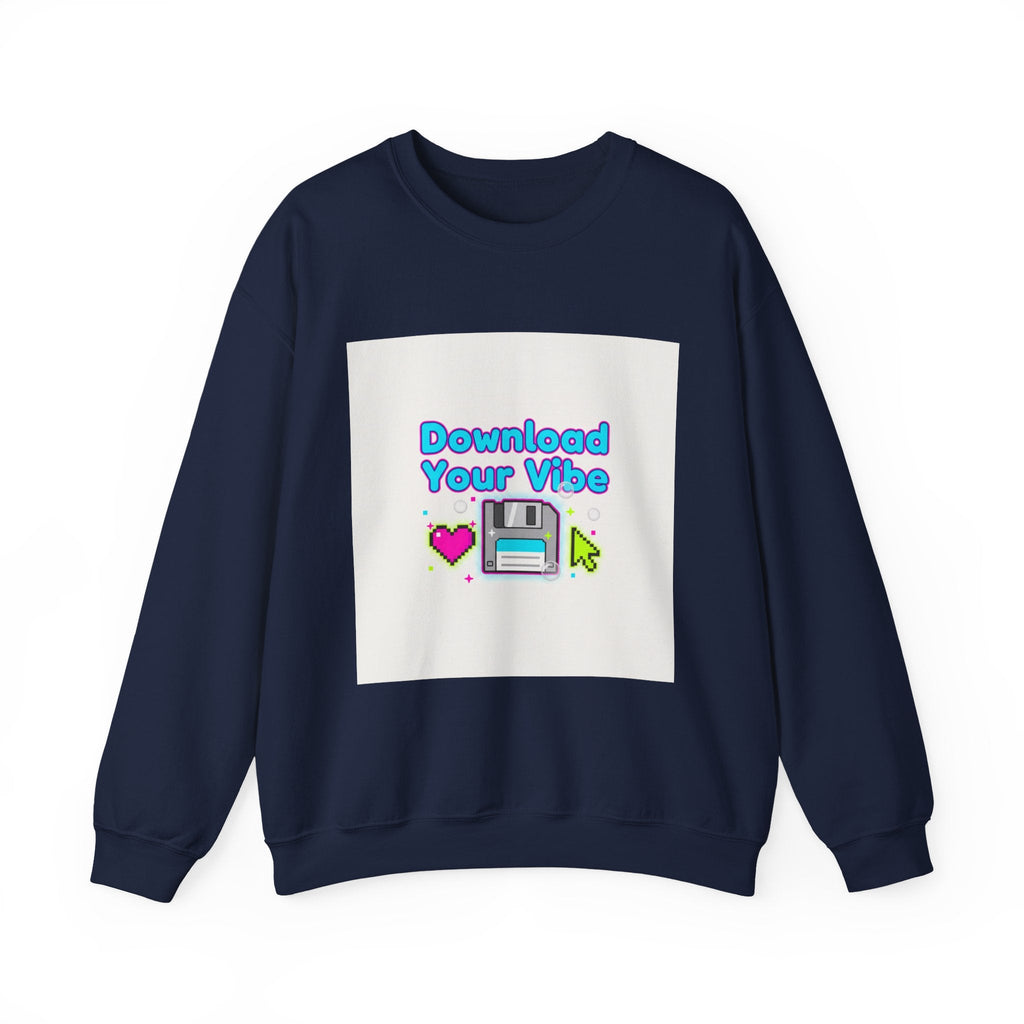 Download Your Vibe Sweatshirt | Y2K retro tech, pixel floppy art