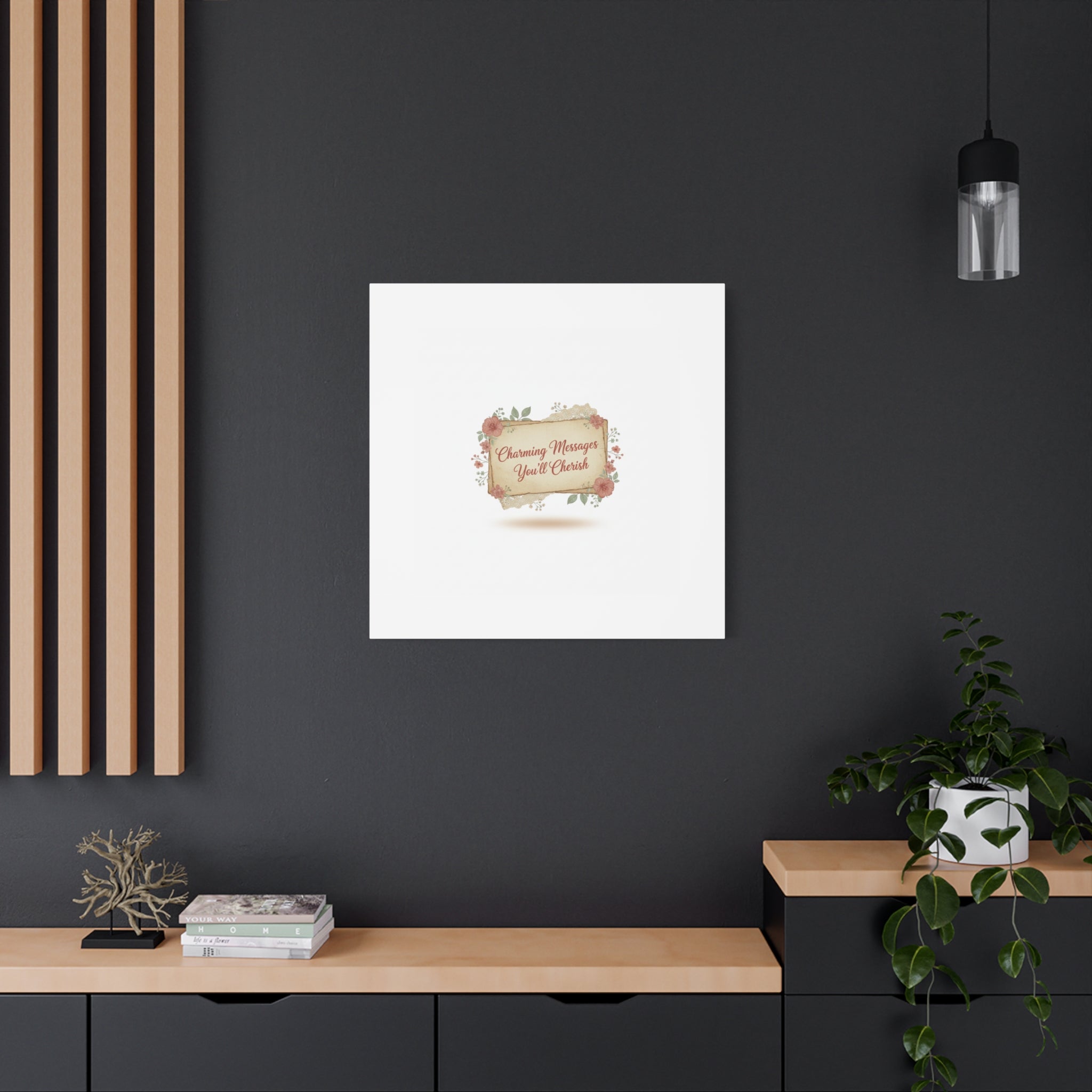 Love Letter Collage Canvas, Vintage Letter Art, Wax Seal Romance Print