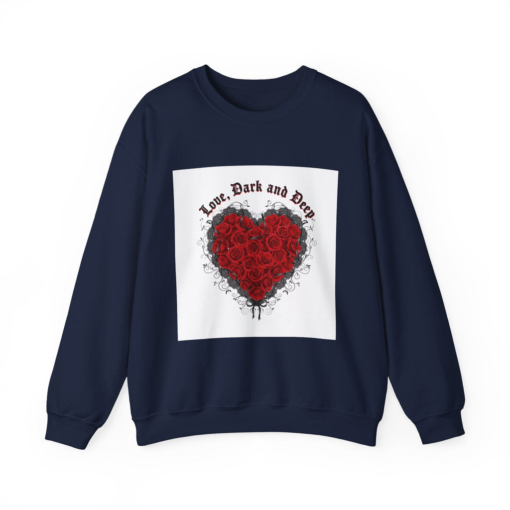 Gothic Rose Heart sweatshirt | New Romantic, 80s nostalgia