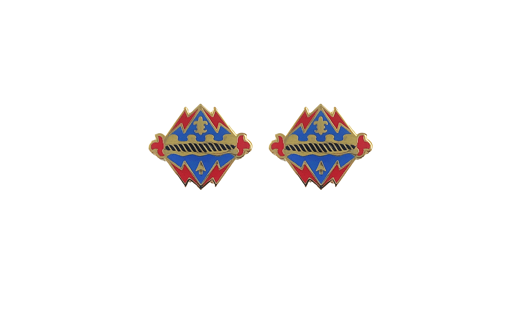 U.S. Army 17th Field Artillery Brigade Crest (pair)