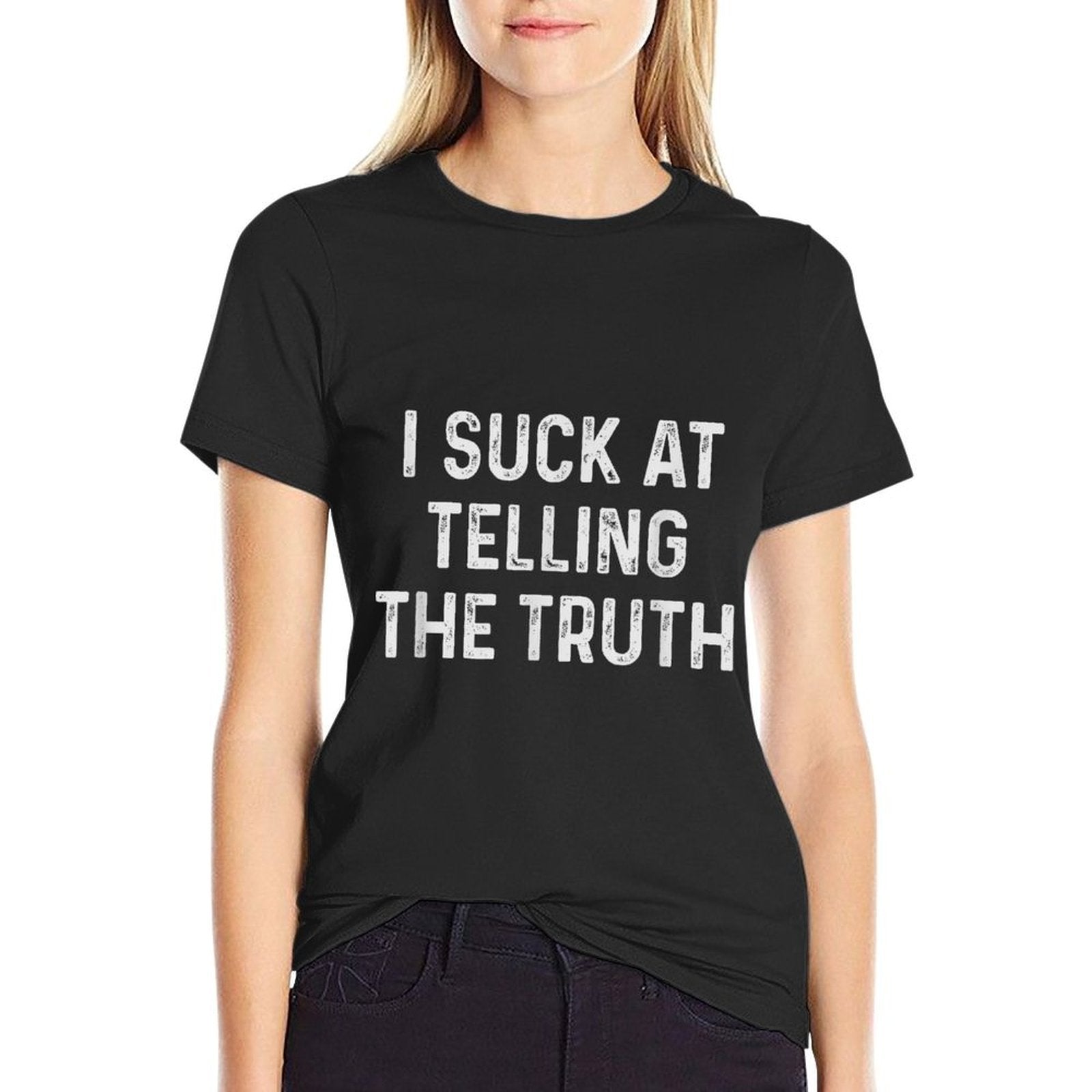 Lying Funny Liar  Stretchy T-Shirt