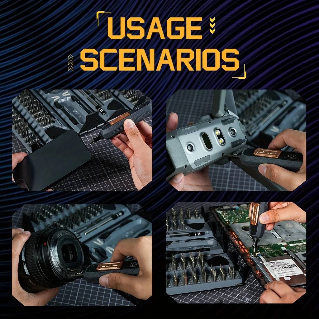 180 in 1 Precision Manual Multifunctional Screwdriver Set Magnetic Phillips Bits Mobile iPhone & PC & Glasses Repair Tool Gift - PhishStones Products