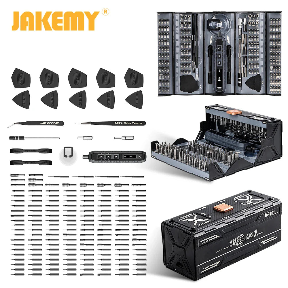 180 in 1 Precision Manual Multifunctional Screwdriver Set Magnetic Phillips Bits Mobile iPhone & PC & Glasses Repair Tool Gift - PhishStones Products