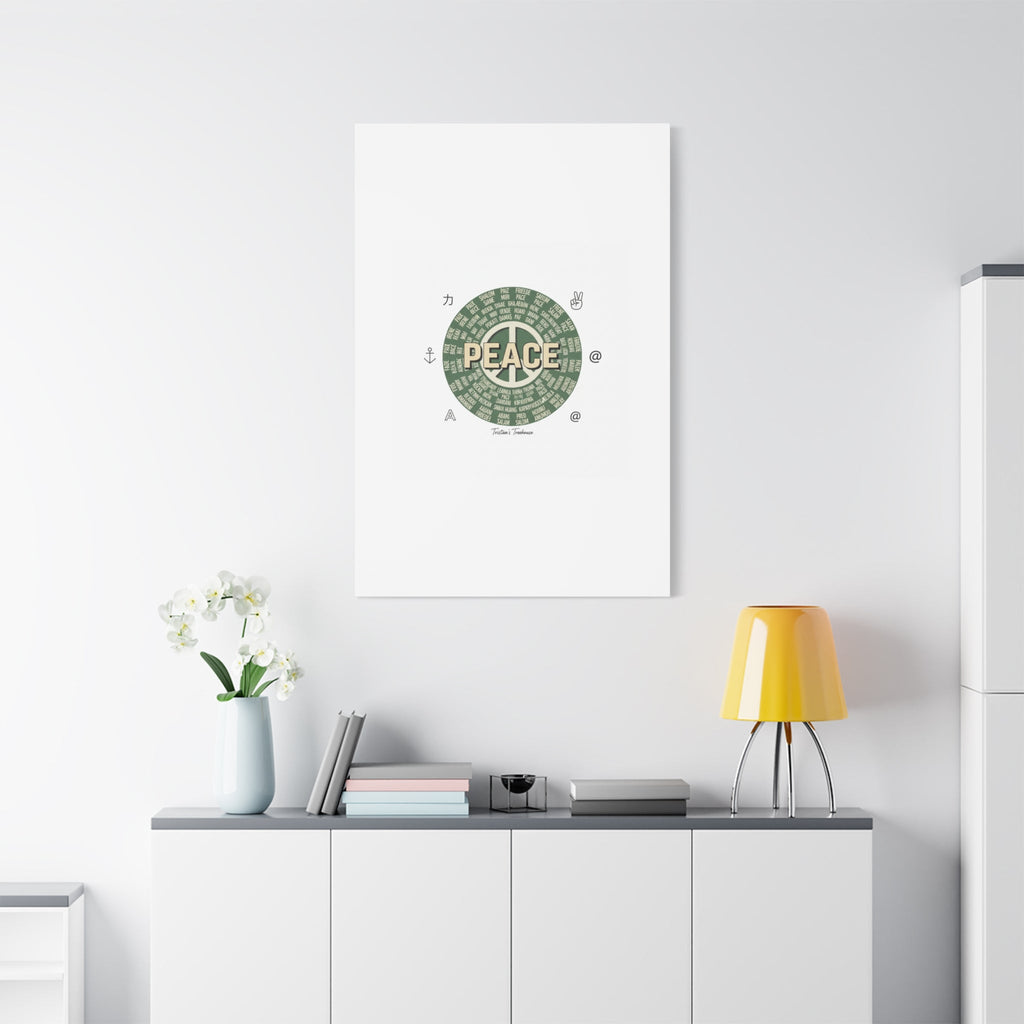 Peace doodle canvas | hand drawn sketch aesthetic, handwritten message