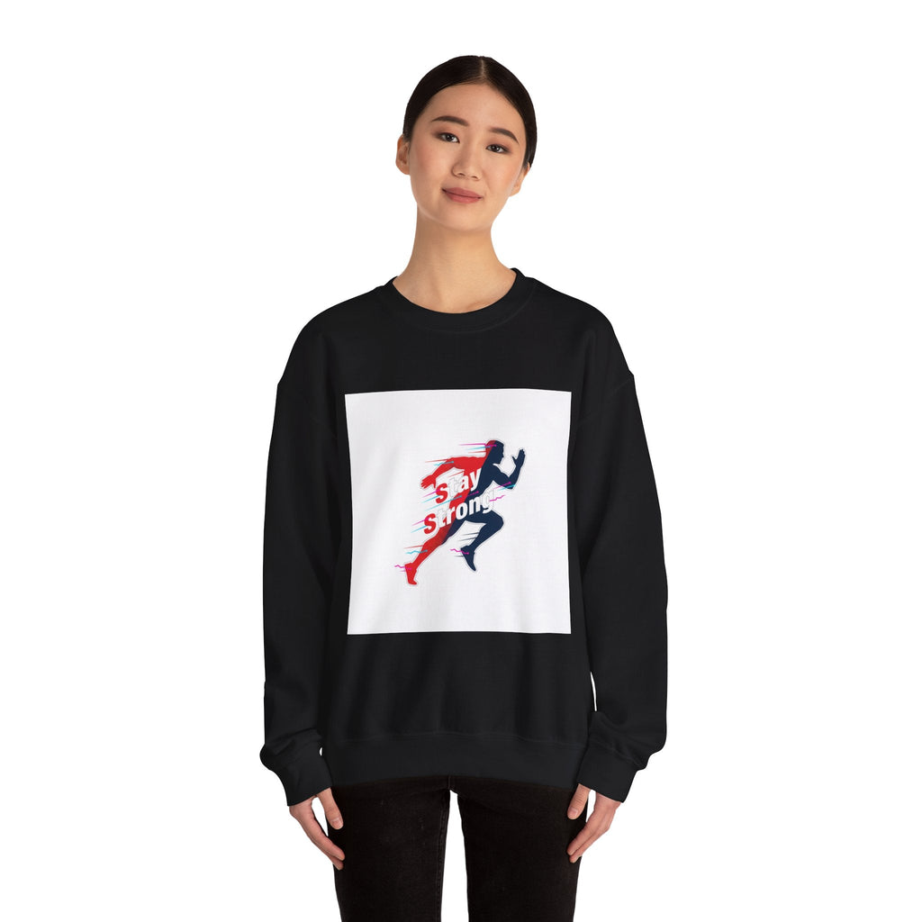 Stay Strong Runner Sweatshirt | Fitness Motivation, Activewear Workout
