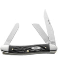 CASE XX - ROUGH BLACK JIGGED SYNTHETIC MEDIUM STOCKMAN
