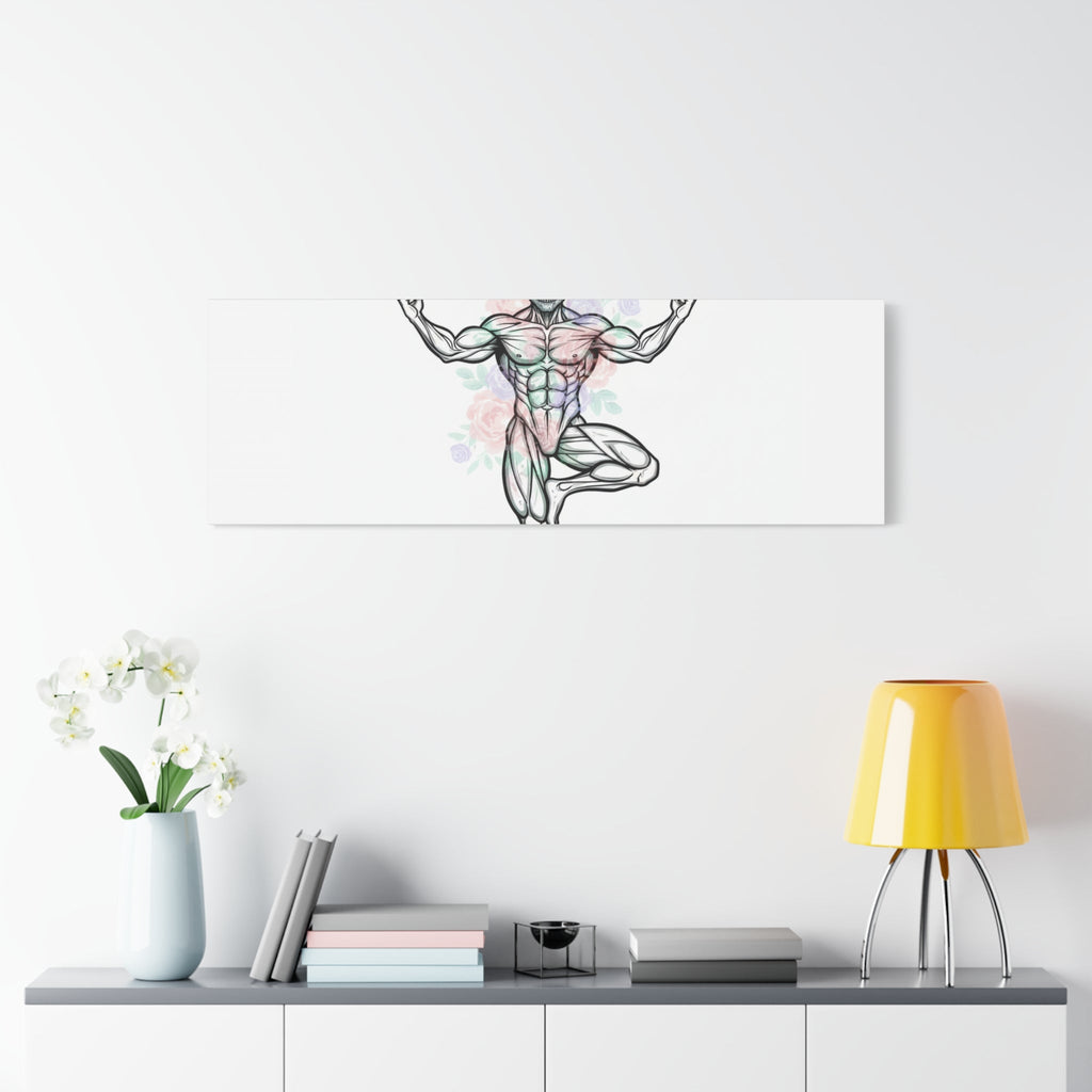 Scream Your Self-Care Canvas | Heavy Metal Wellness, Gothic Wellness Quote