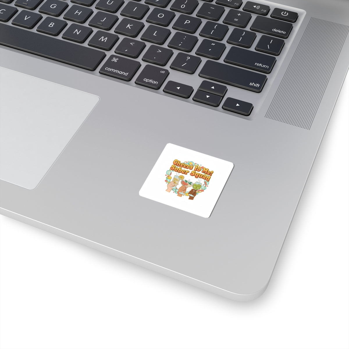 Cheers to Me Sober Squad Sticker | Dry January, Mocktail Trend