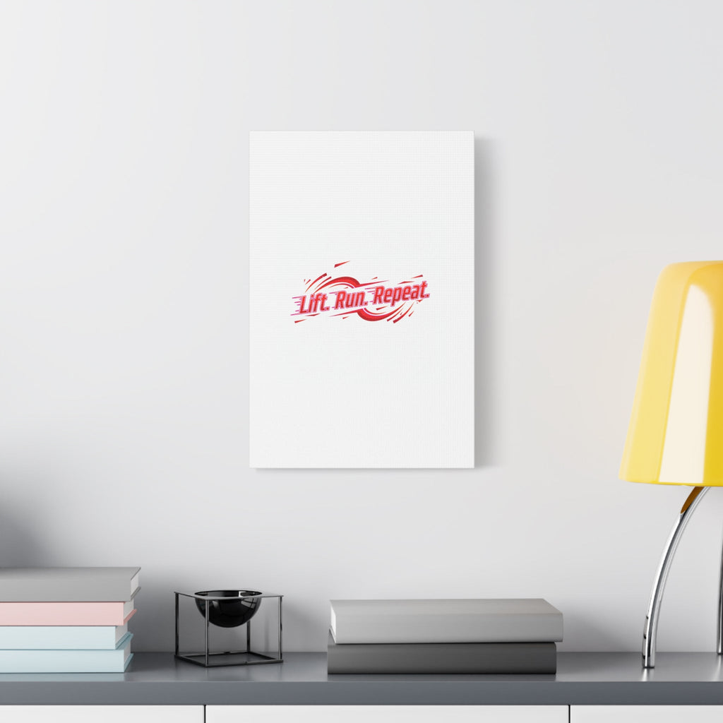 Lift Run Repeat Canvas | Fitness Wall Art, Gym Motivation