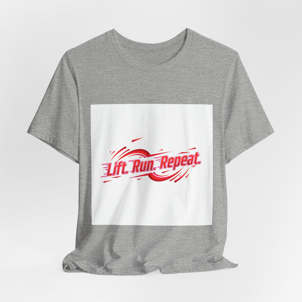 Lift Run Repeat Tee | fitness shirt, gym motivation