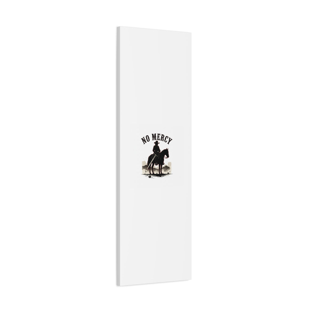 No Mercy Cowboy Skull Canvas | western skull art, gothic Americana