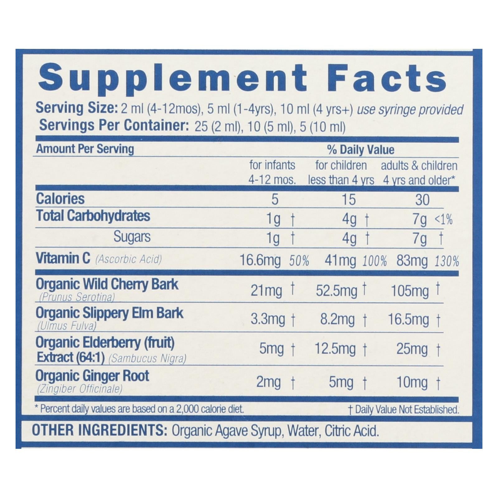 Mommy's Bliss Cold and Flu Gentle Relief Syrup for Babies - 1.67 Fl Oz
