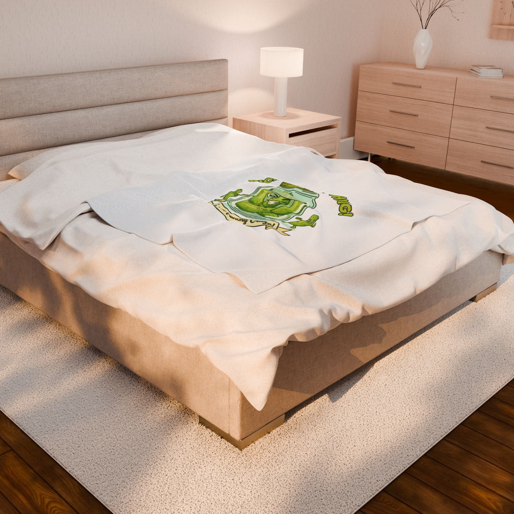 Pickle Everything Jar Design Plush Blanket | Brine Design, Pickle Lover