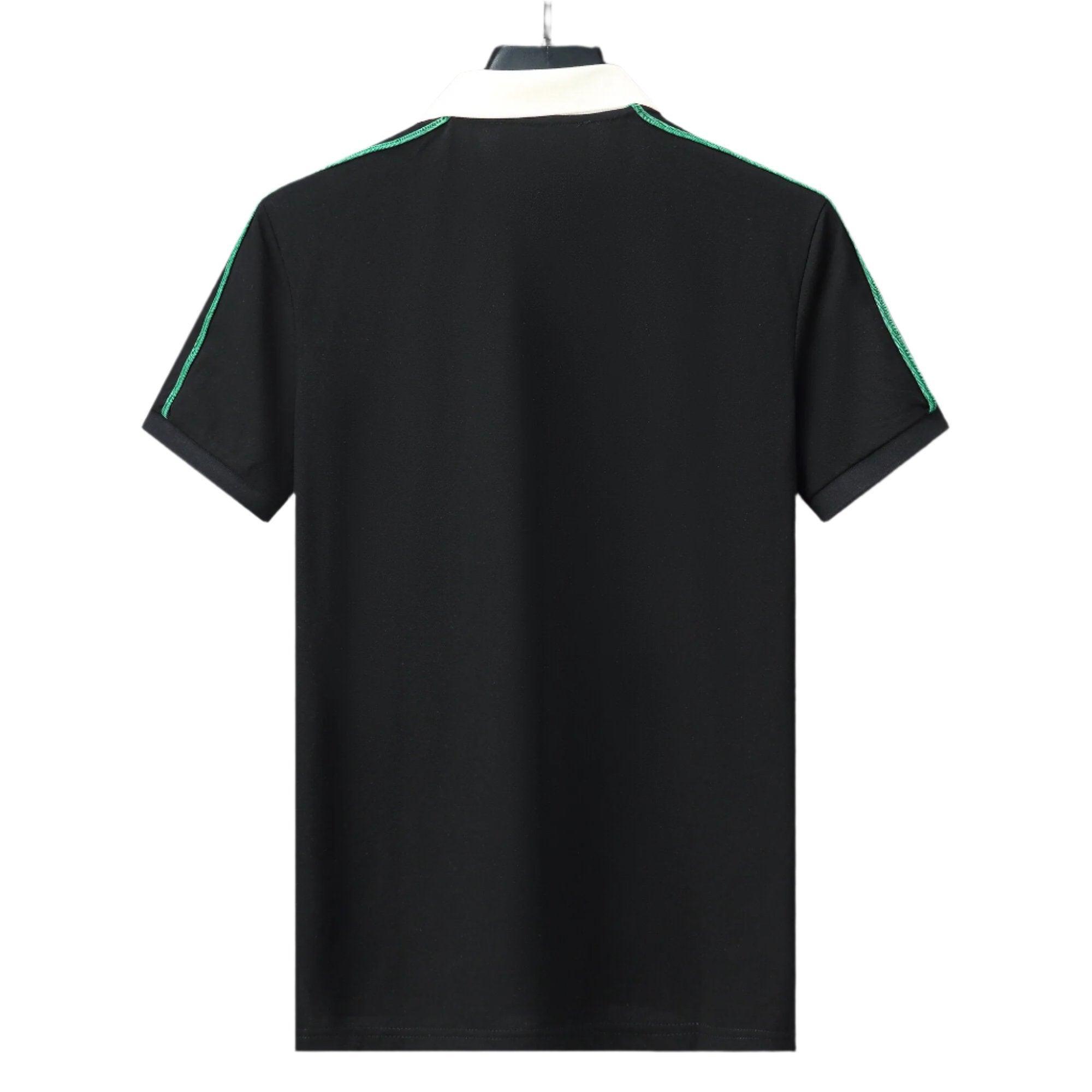 Gucci Black T-shirt with a collar