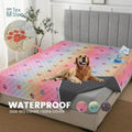 Waterproof Reversible Rainbow Pet Bed Cover