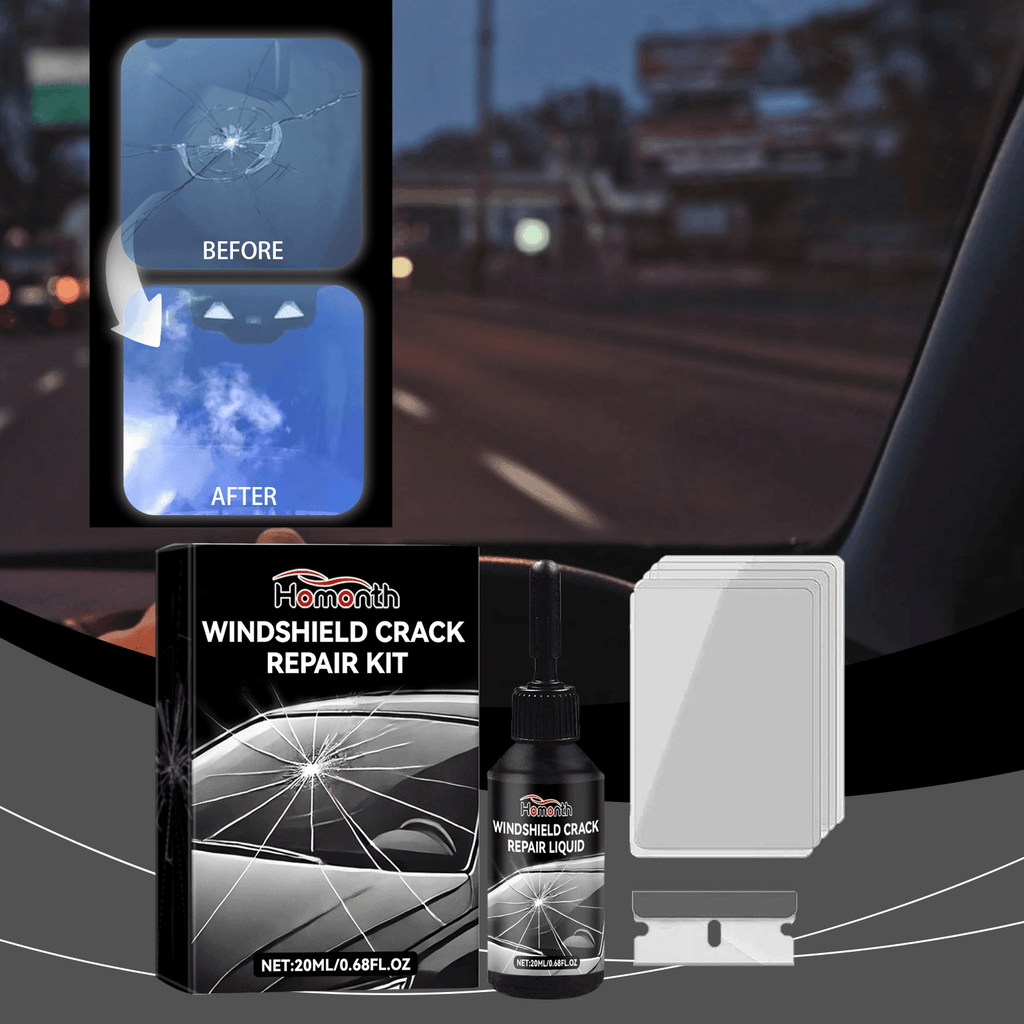 Windshield Crack Repair UV Adhesive Solution