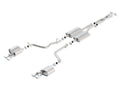 Borla 11-14 Dodge Challenger 3.6L AT/MT RWD 2Dr Single Split Rear Exit Rectangle Tip Catback Exhaust 140482