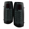 SPYDER Xtune Yukon Denali 99-00 LED Tail Lights Chrome ALT-JH-CCK88-LED-SM 9022456