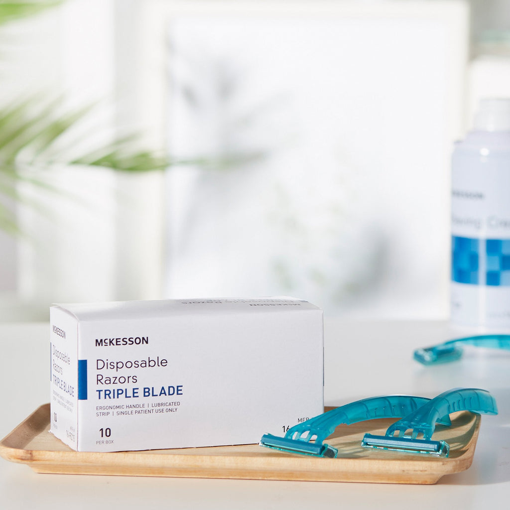McKesson Triple Blade Disposable Razors 16-RZ15