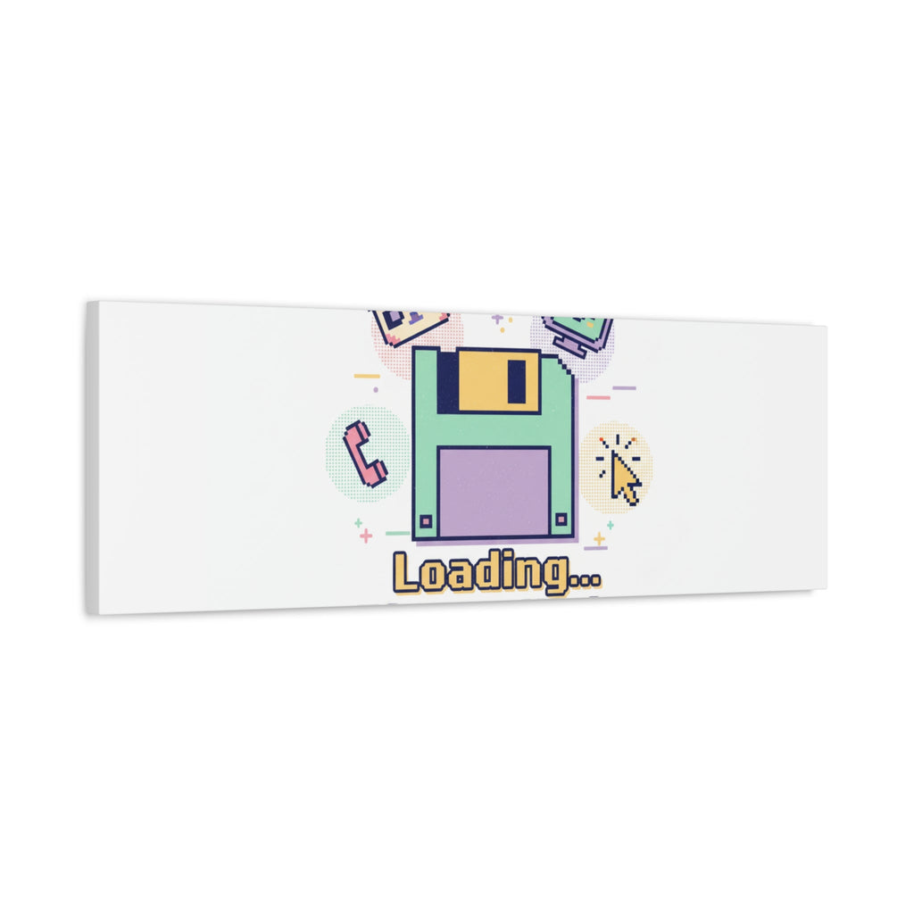 Loading Please Wait Canvas | Old Internet Aesthetic, 90s Web Nostalgia