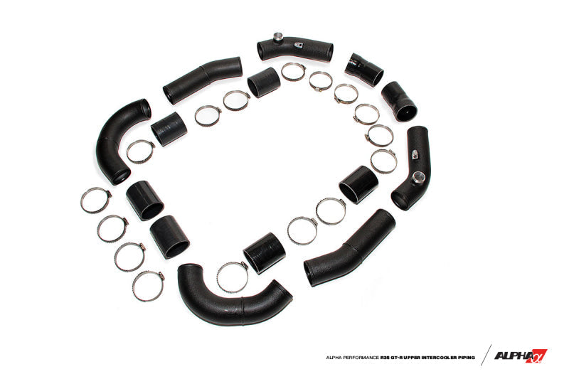 AMS Performance 2009+ Nissan GT-R R35 Alpha Upper I/C Pipe (Use w/Stock I/C / TiAL Flange) ALP.07.09.0006-2