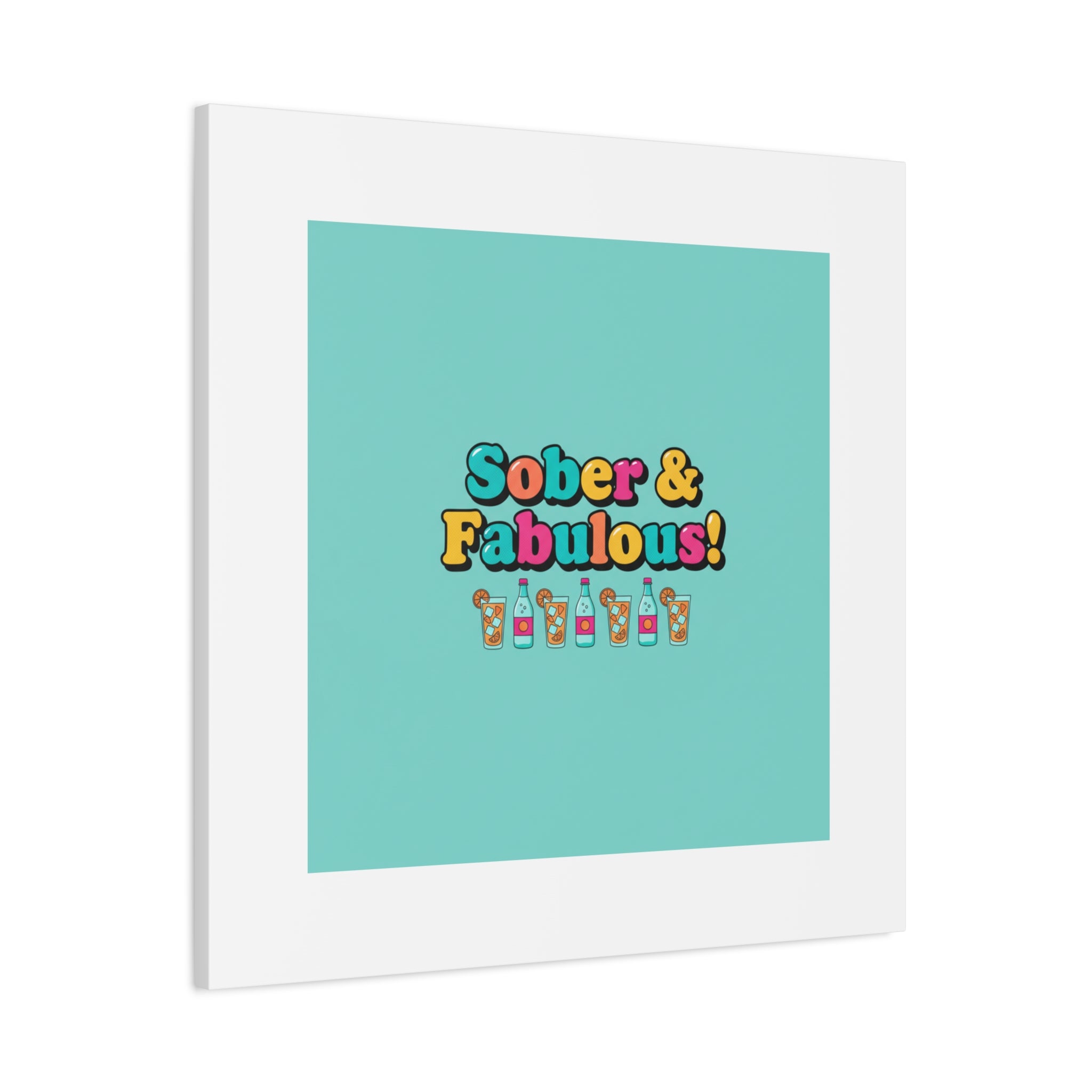 Sober & Fabulous! Canvas | Dry January, Mocktail Trend