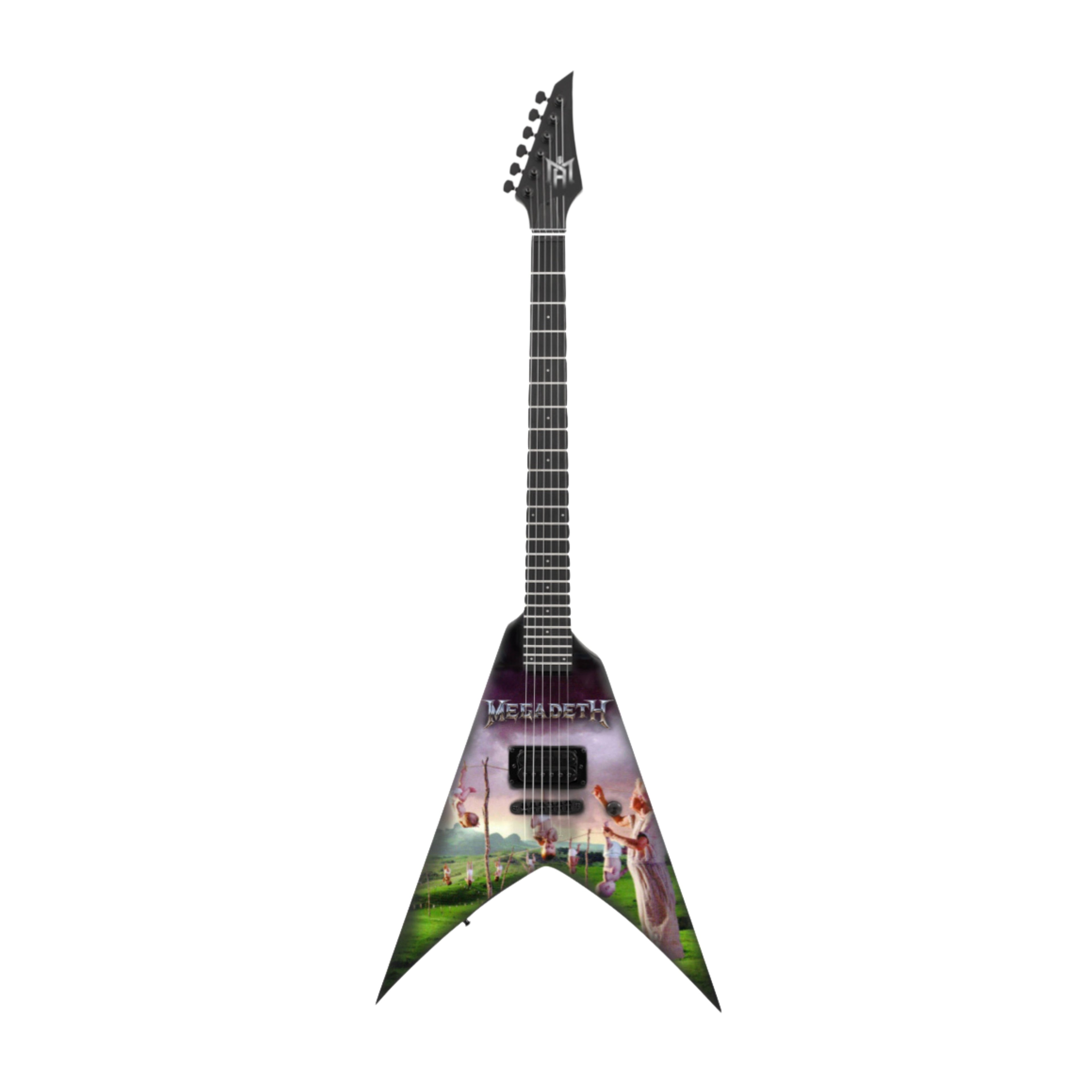 Megadeth Youthanasia Miniature Guitar