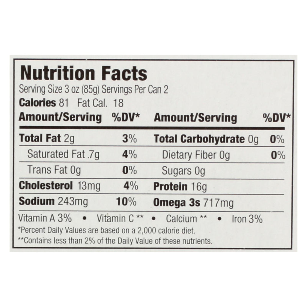 Henry & Lisa's Natural Seafood Premium Quality Wild Alaskan Pink Salmon - 12 Pack - 6 Oz.