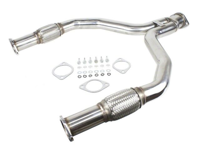 Megan Racing Exhaust Y-Pipe Bolt-On for 2003-2008 Nissan 350Z / Infiniti G35 T-304 Stainless Steel, 2.5" Inlet/3" Outlet MR-Y-N3Z-V2