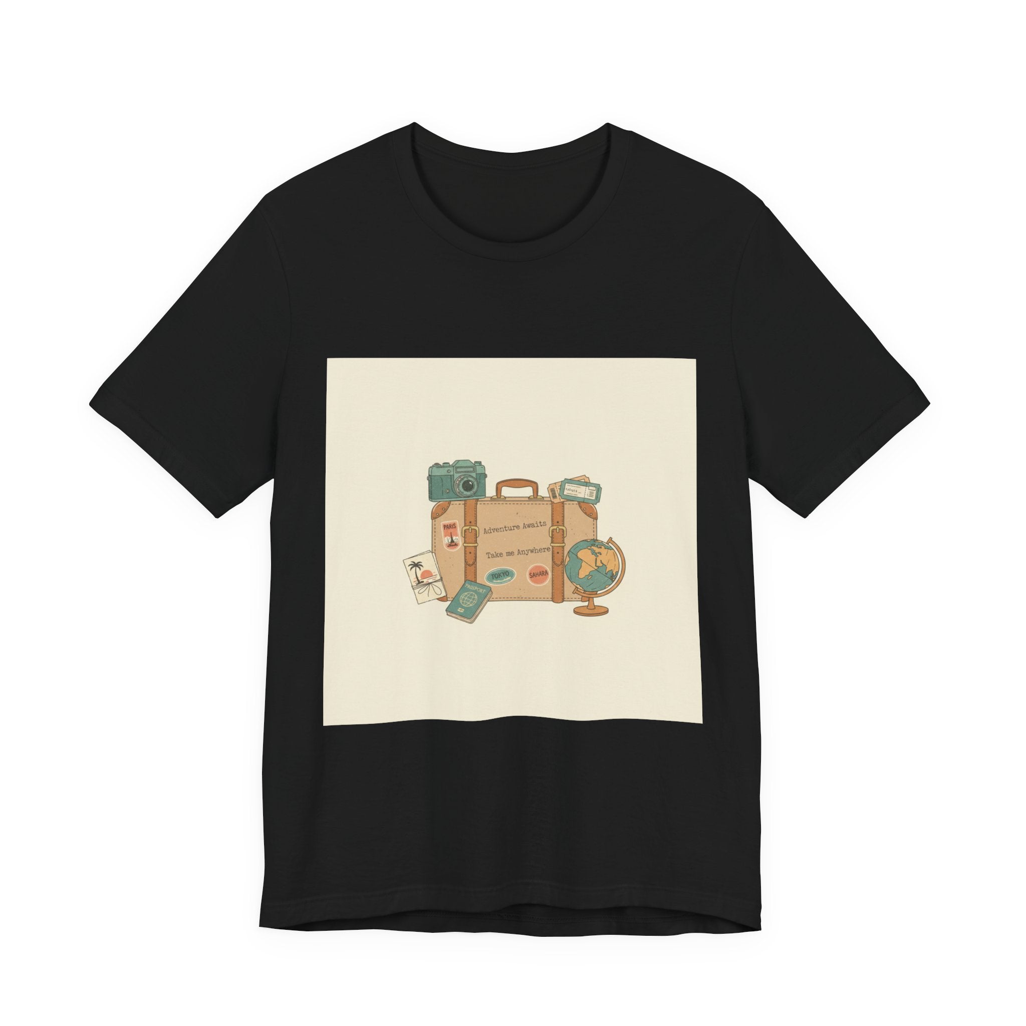 Vintage Travel Postcard tee | passport stamp, wanderlust design